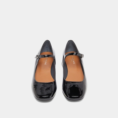 Mary Jane with square toes black