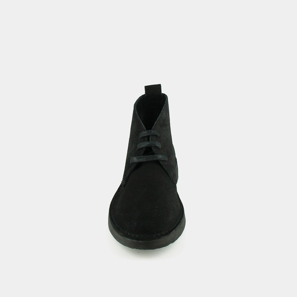 Lowboots with laces in black suede | MAXIME